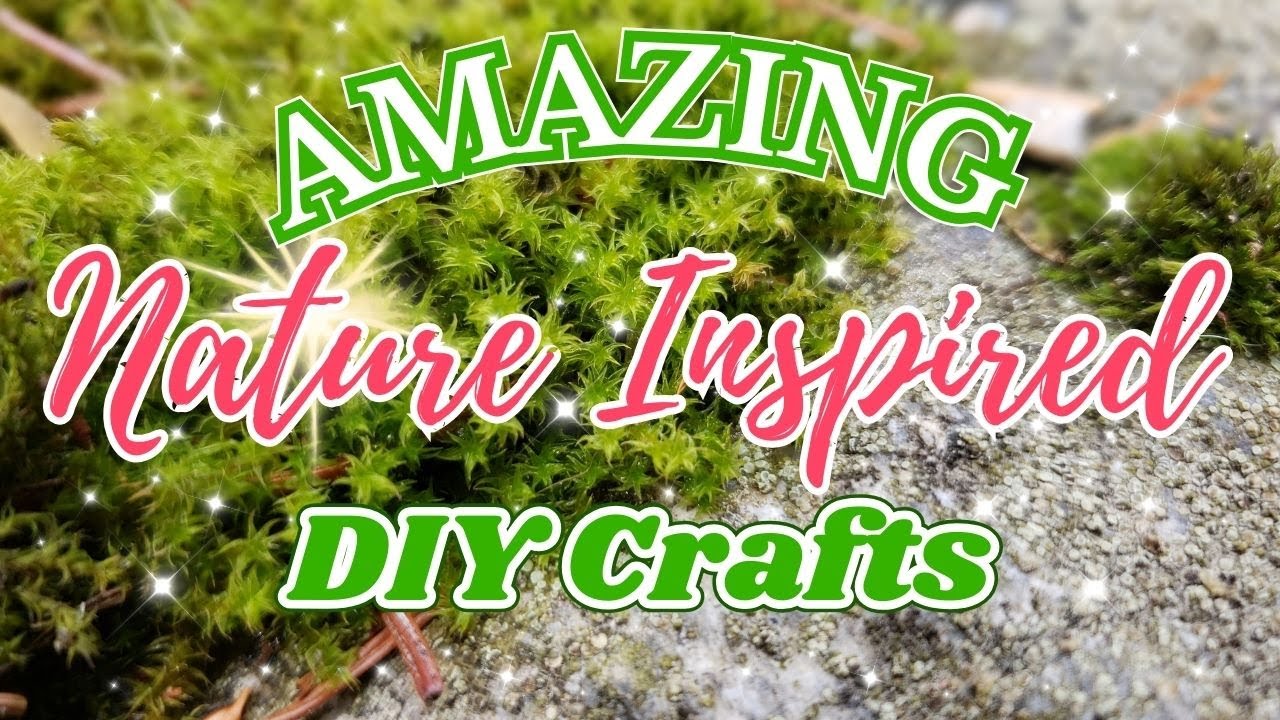 UNIQUE DIY Nature Crafts: Turn Forest Finds into Beautiful Crafts