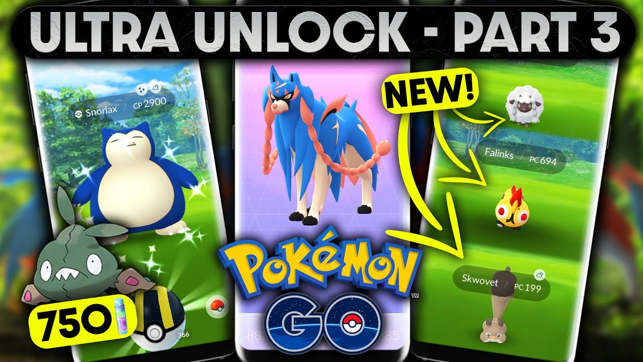GENERATION 8 IS HERE! ULTRA UNLOCK PART 3 EVENTS DETAILS, TIPS & TRICKS in POKEMON GO!