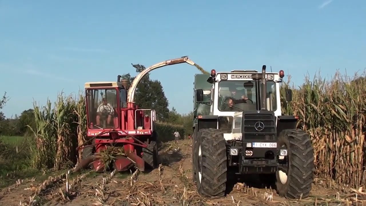 Hobbyist Bielen - Diepenbeek - Hesston 7650 - MB-Trac 1500 - Fendt Farmer 306 LS - Fiatagri 82-94