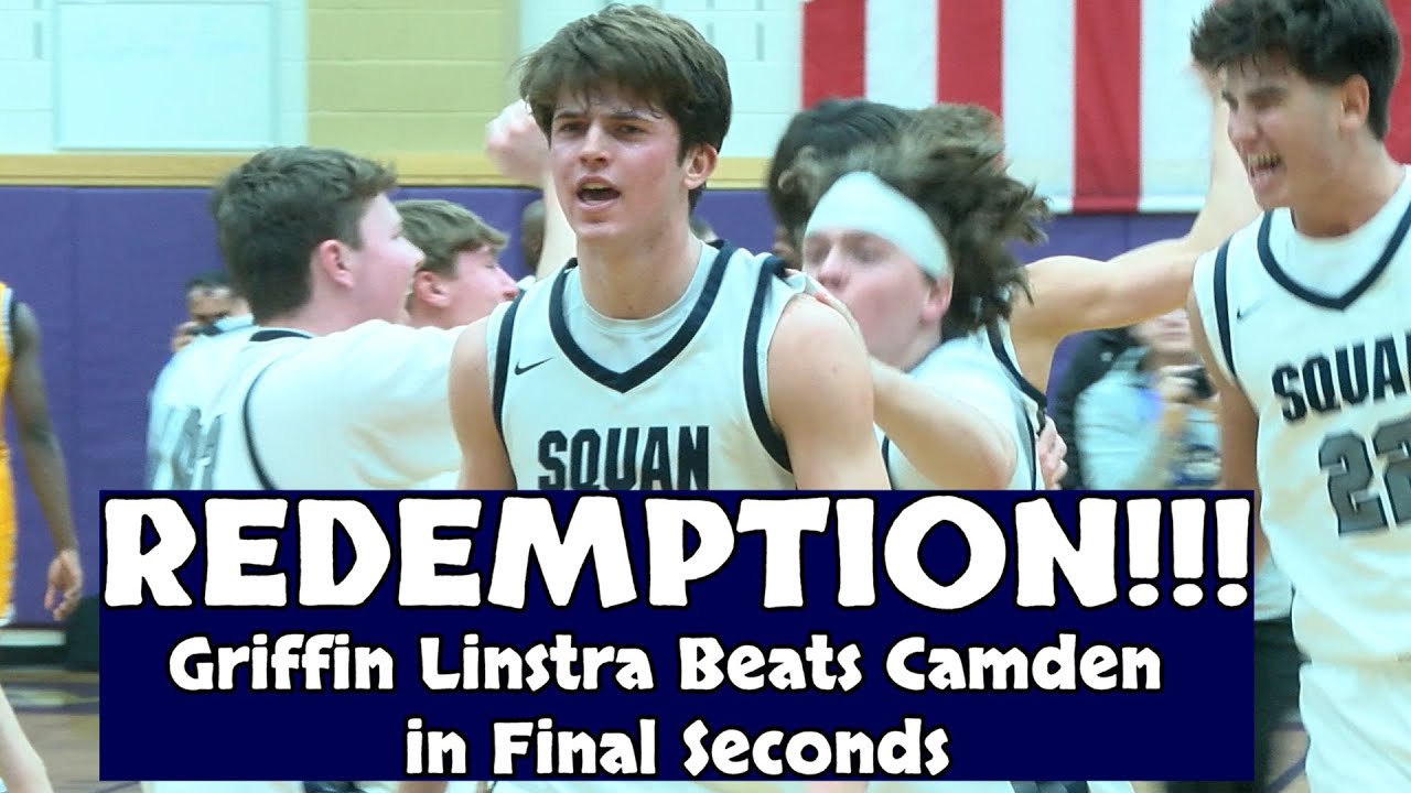 Manasquan 44 Camden 43 | Group 2 Semifinal | Griffin Linstra Game Winner with 2.7 Seconds Left!