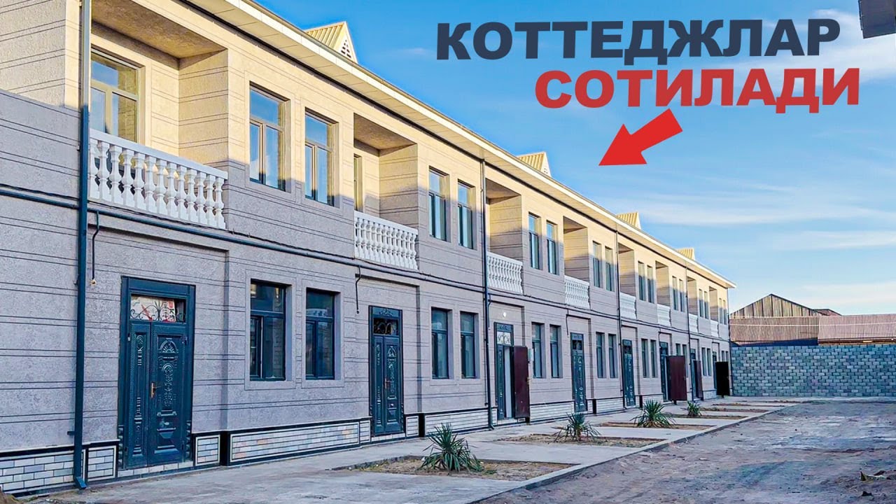 Хива шахри - Космоободда янги КОТТЕДЖлар сотилади