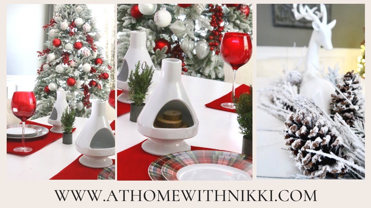 HOLIDAY ENTERTAINING TIPS | Christmas Tablescape and Giveaway