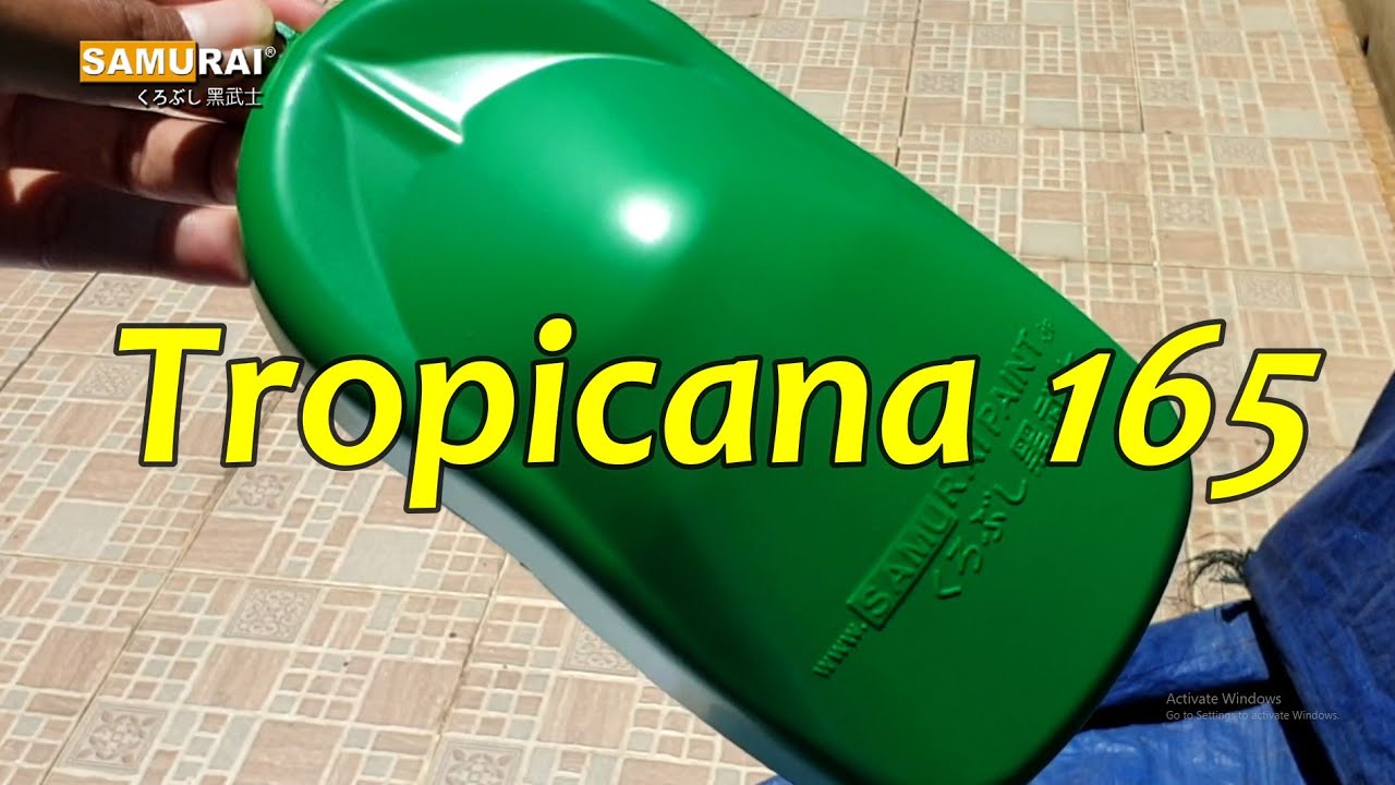 Samurai Paint : Tips Pengecatan Tropicana Doff 165