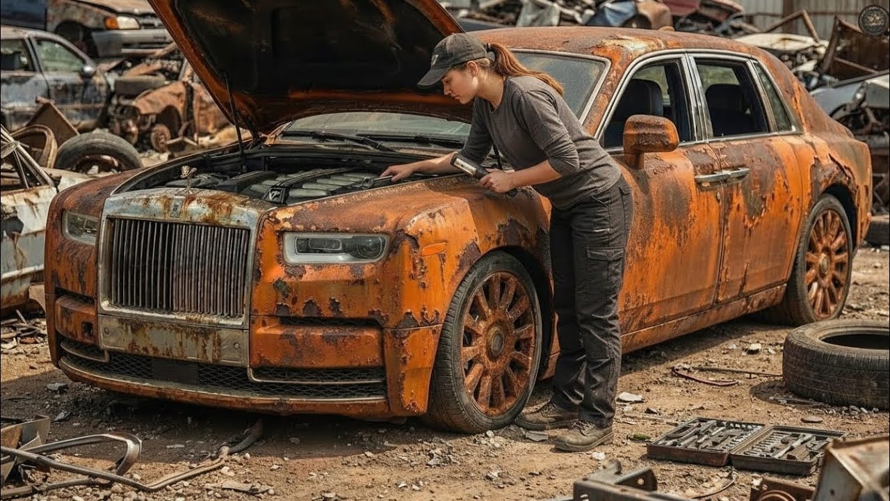 ASMR Car Restoration! Full Restoration of a Rolls-Royce Phantom from Total Disrepair
