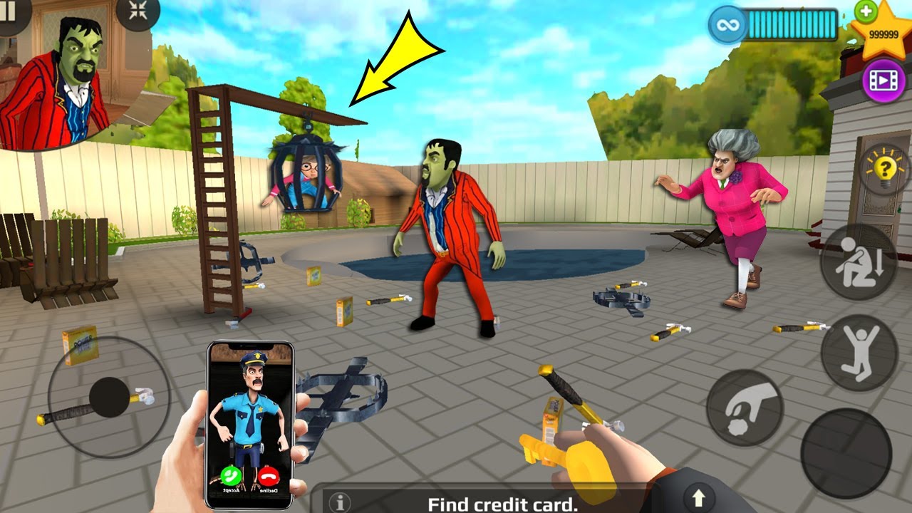 Scary Stranger 3D - New Update Special Levels - New fun video everyday part 1442 #scarystranger3D