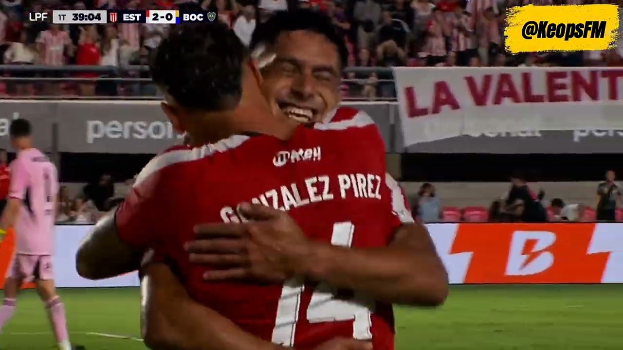 Gol de Leandro González Pirez (EDLP) frente a Boca