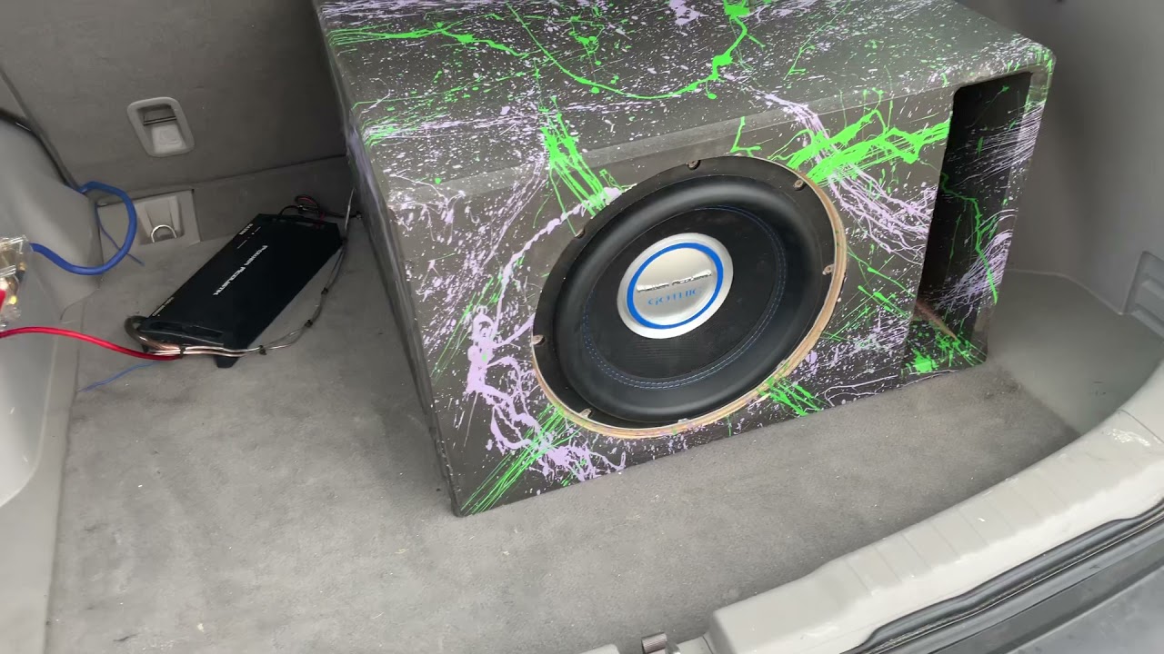 Power accoustic gothic sub hitting the lows!!!