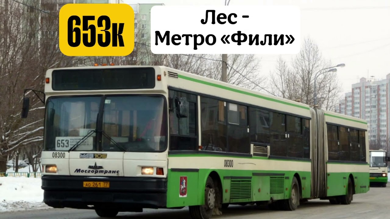 Информатор Автобуса №653к города Москвы.