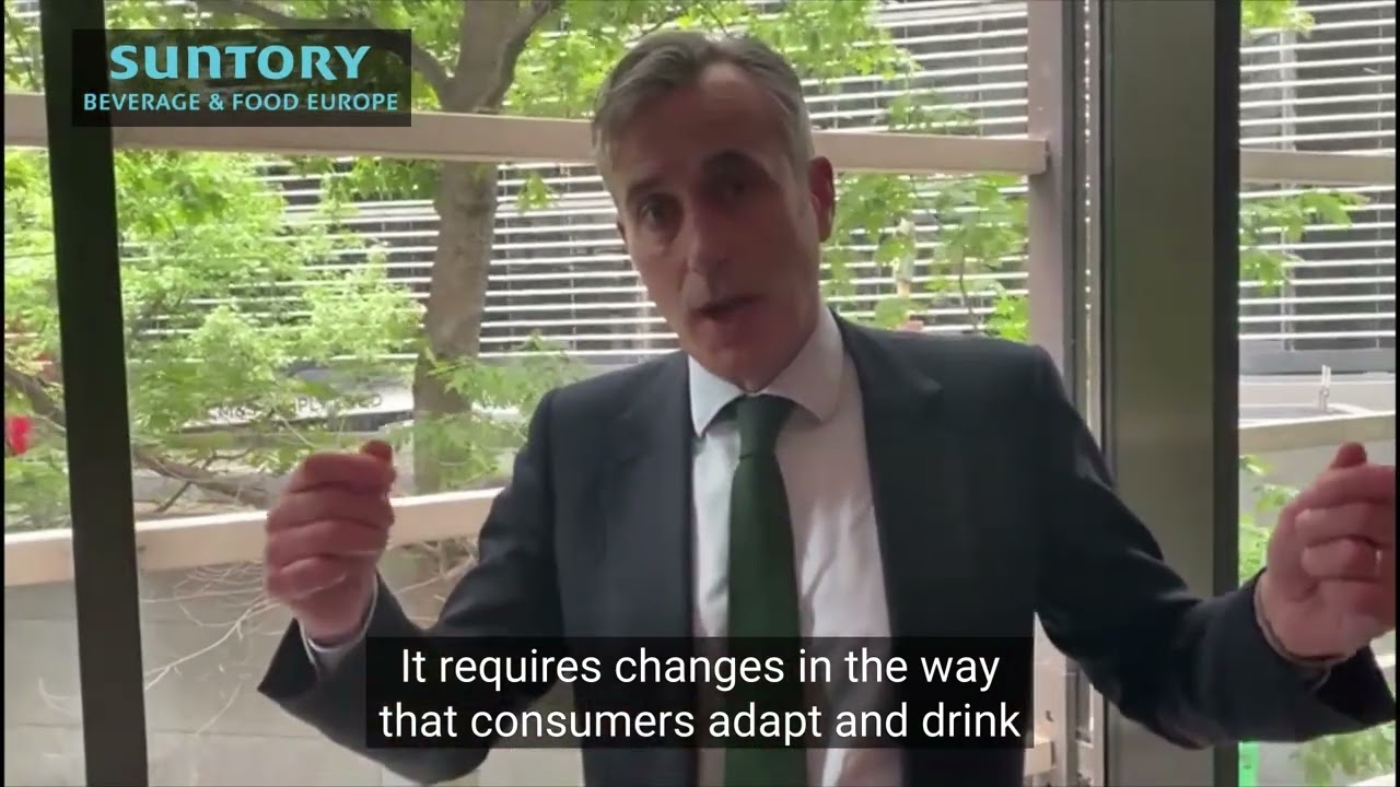 Peter Harding, CEO Suntory Beverage&Food Europe, on the soft drinks sector's sugar reduction efforts