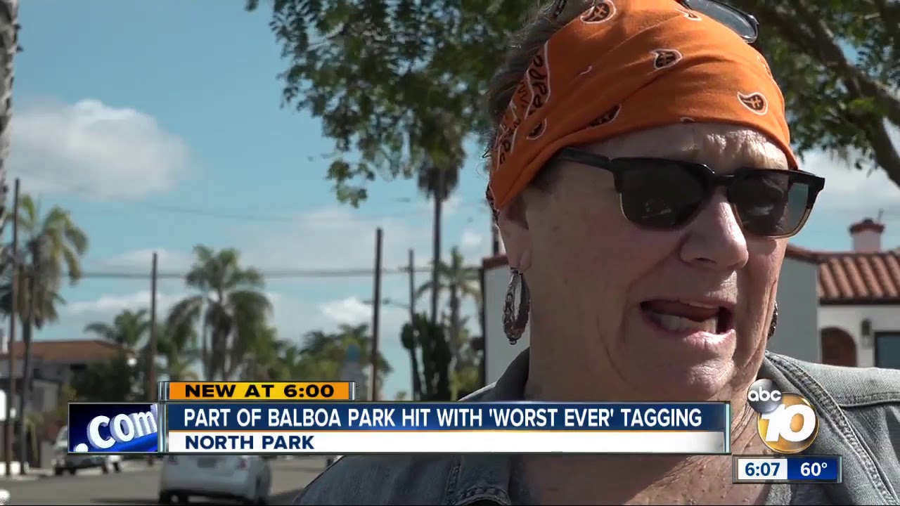 Portion of Balboa Park hit with 'worst ever' tagging