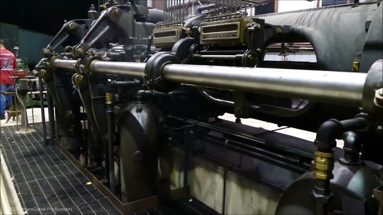 600 Hp Snow Pipeline Compressor - Full Speed - Coolspring Power Museum