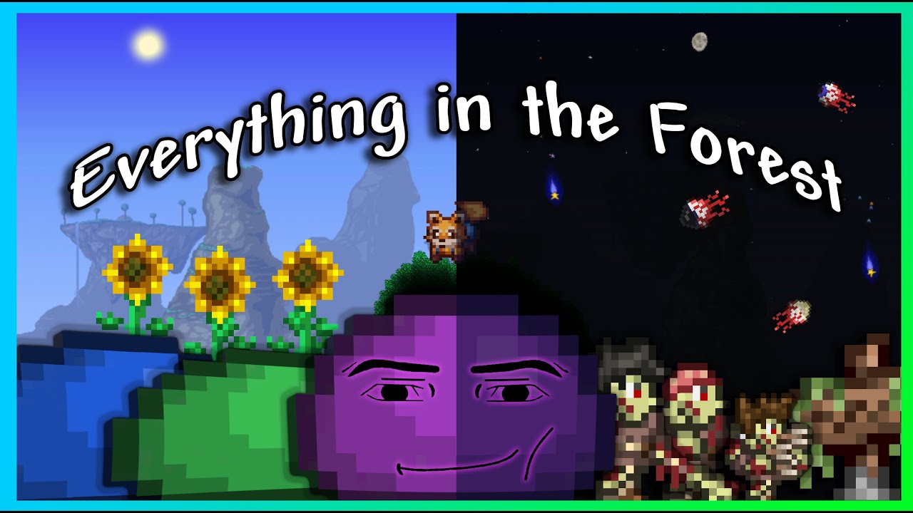 Исследуем врагов леса в Terraria!