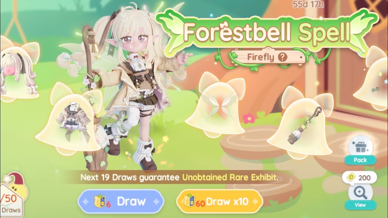 HEARTOPIA | GACHA FORESTBELL SPELL FIREFLY