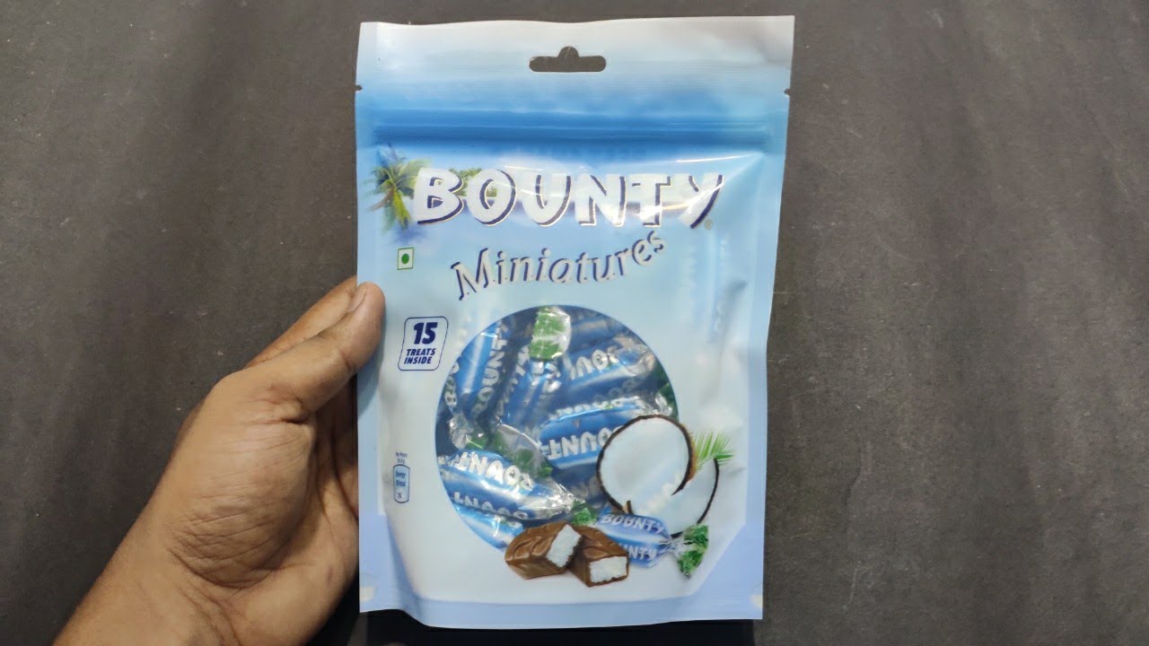 Bounty Miniatures Coconut Filled Chocolates || Bounty || Chocolate || PopPop Tv