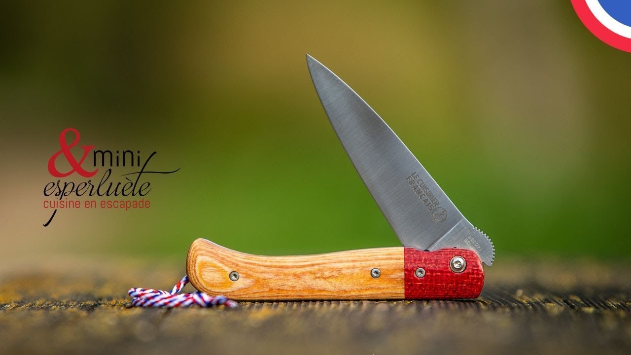 L’Esperluète mini : Le premier véritable couteau d'office pliant & nomade - Le cuisine de poche !