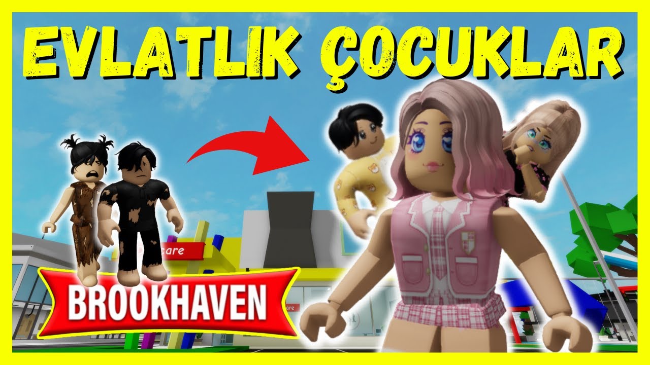 💞İYİ KALPLİ TEYZE❤️YARAMAZ ÇOCUKLARI EVLAT EDİNDİ🎈ROBLOX Brookhaven RP🏡