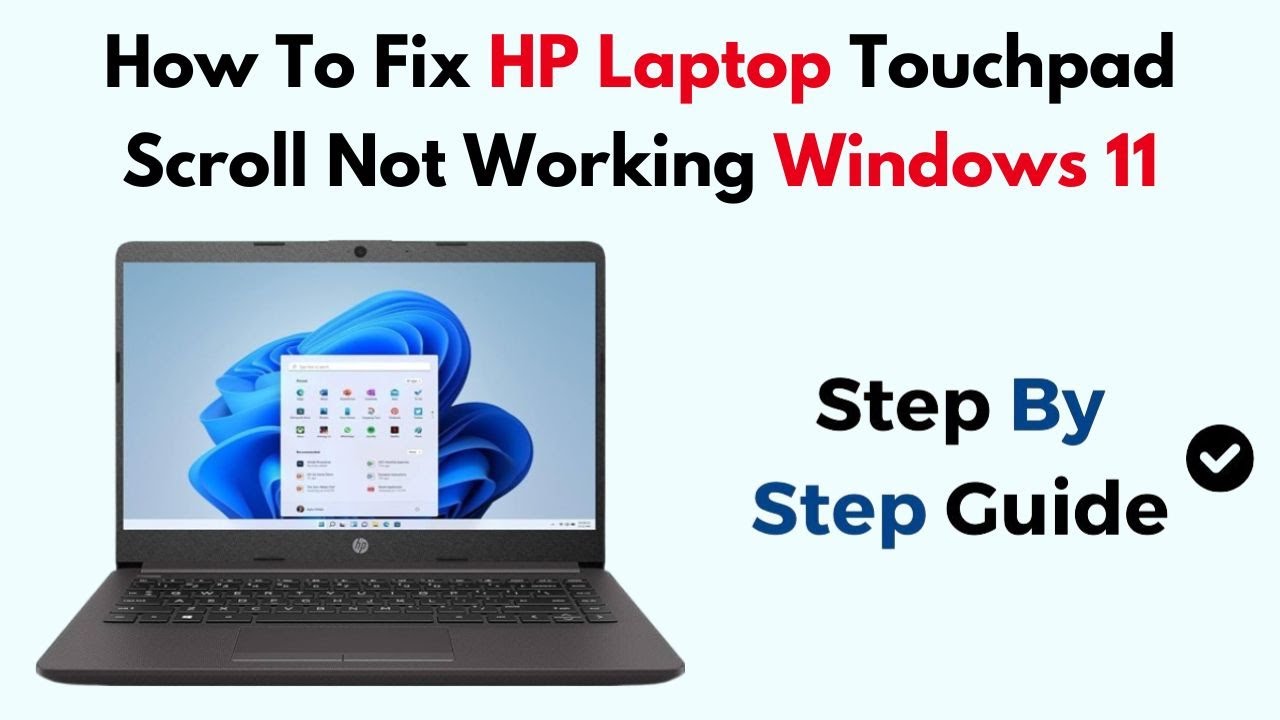 How To Fix HP Laptop Touchpad Scroll Not Working Windows 11