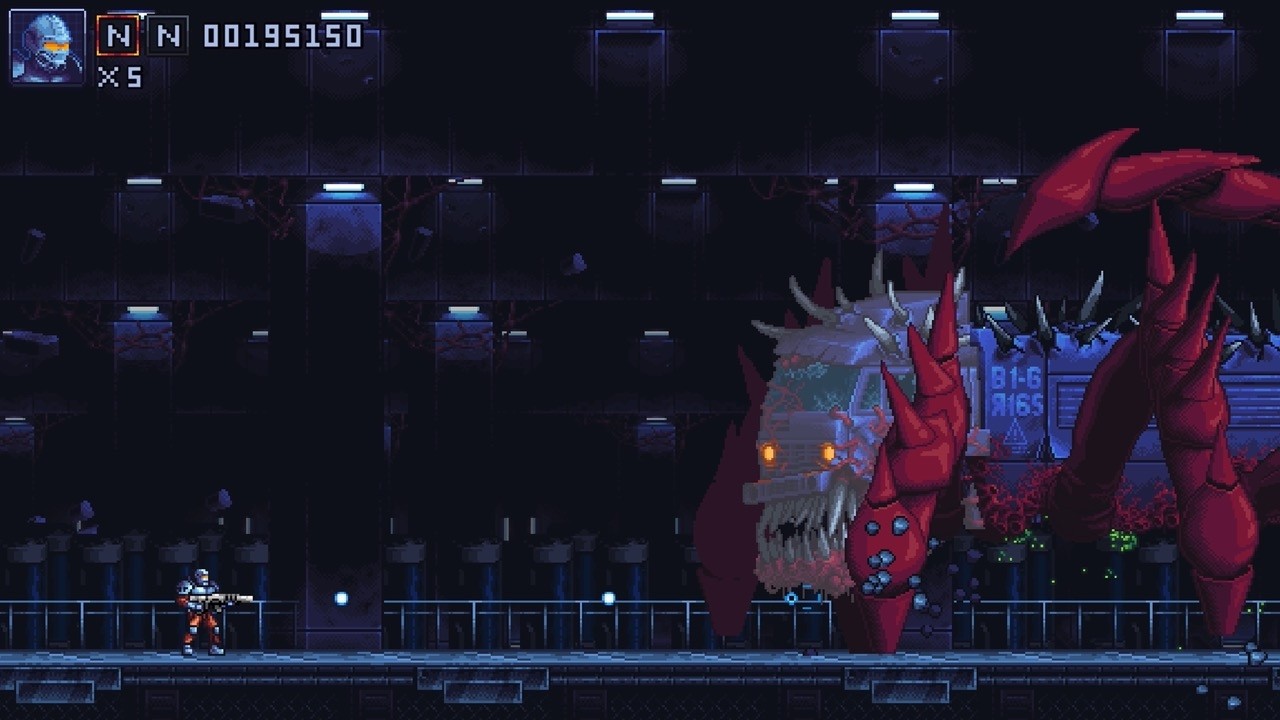 Jugando a Contra pero con monstruos de carne estilo Parasyte #Retro #Terror #Subscribe #vtuber