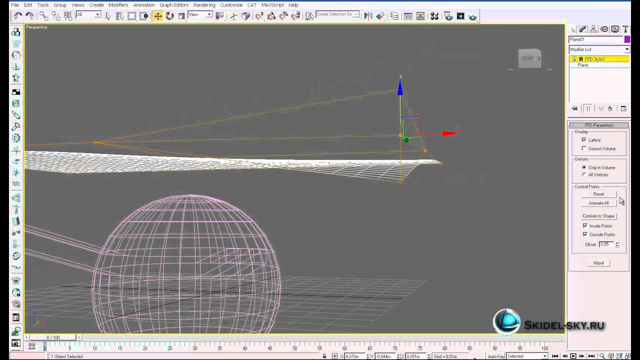 Skidel sky video modeling ffd box