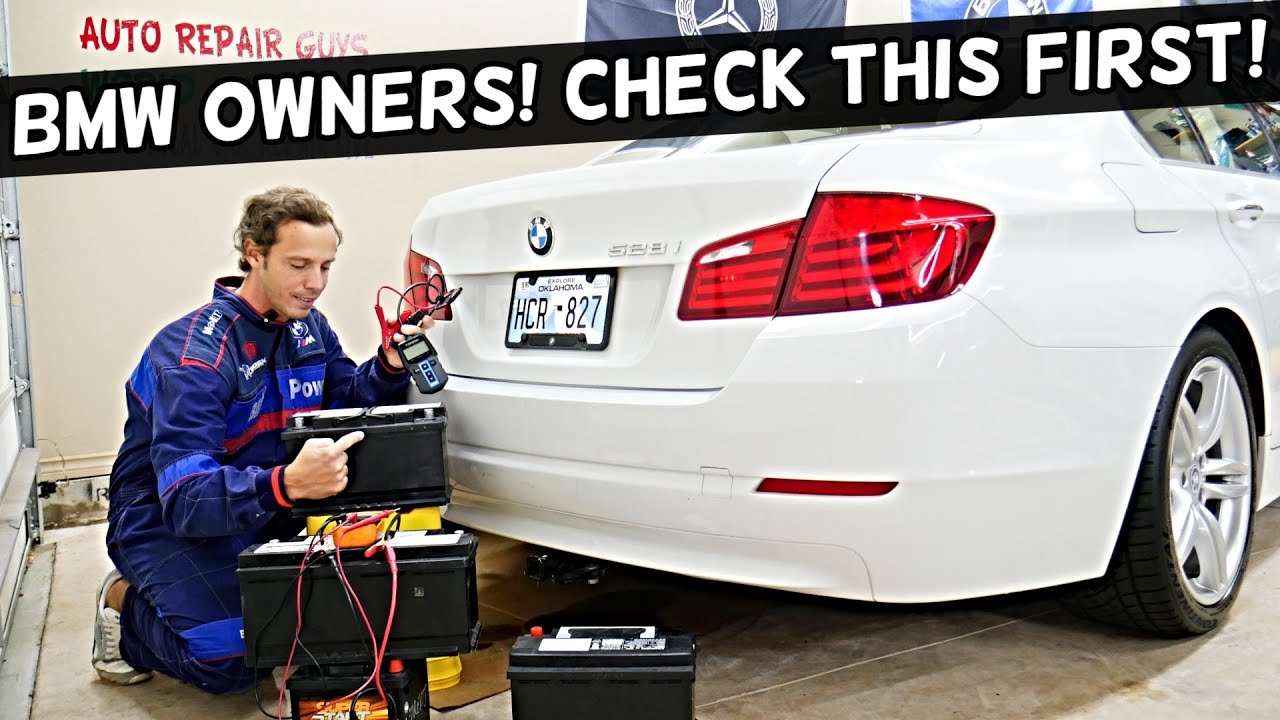 What Are The Symptoms Of Bad Weak Car Battery On BMW