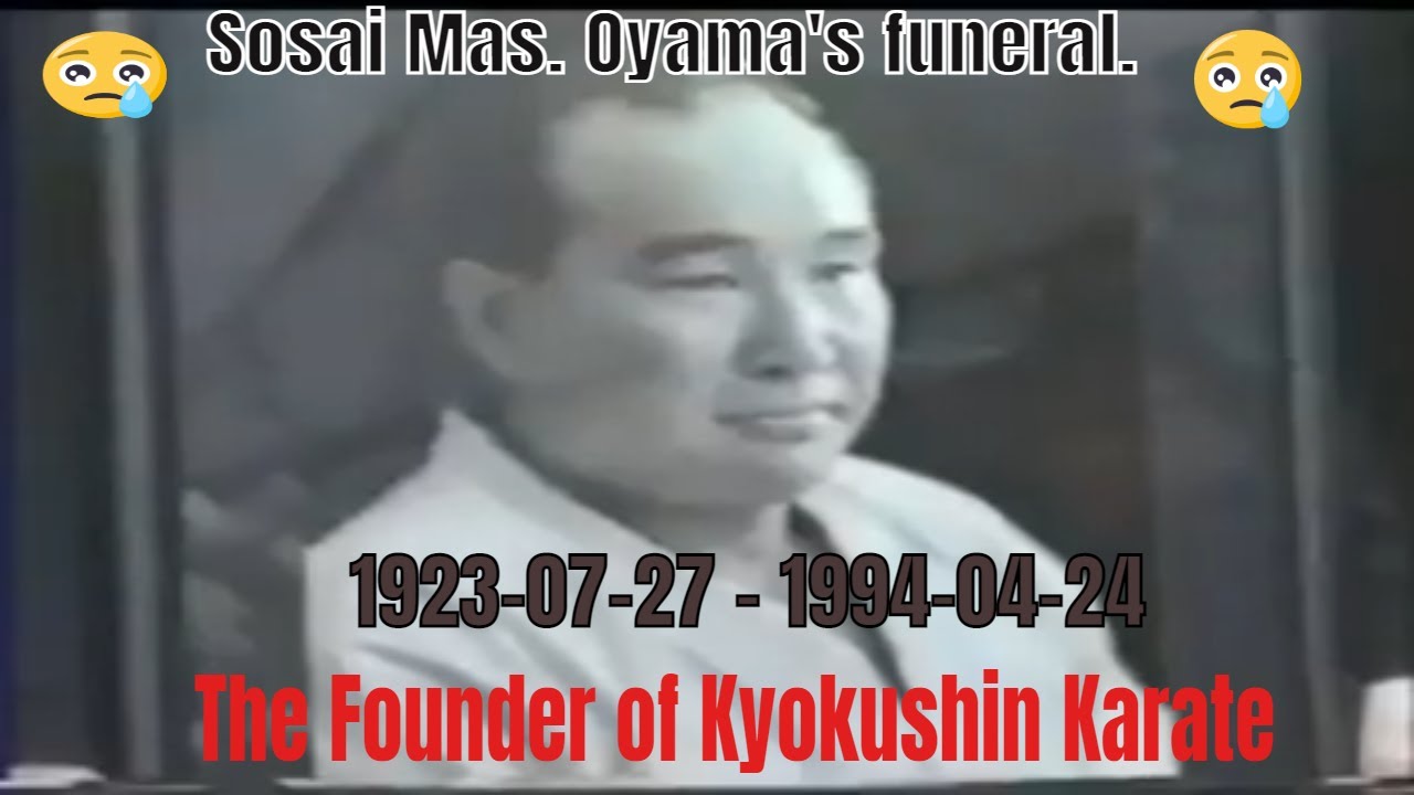 Mas. Oyama's Funeral | The Founder of Kyokushin Karate Laid to Rest In 1994😪😪😪