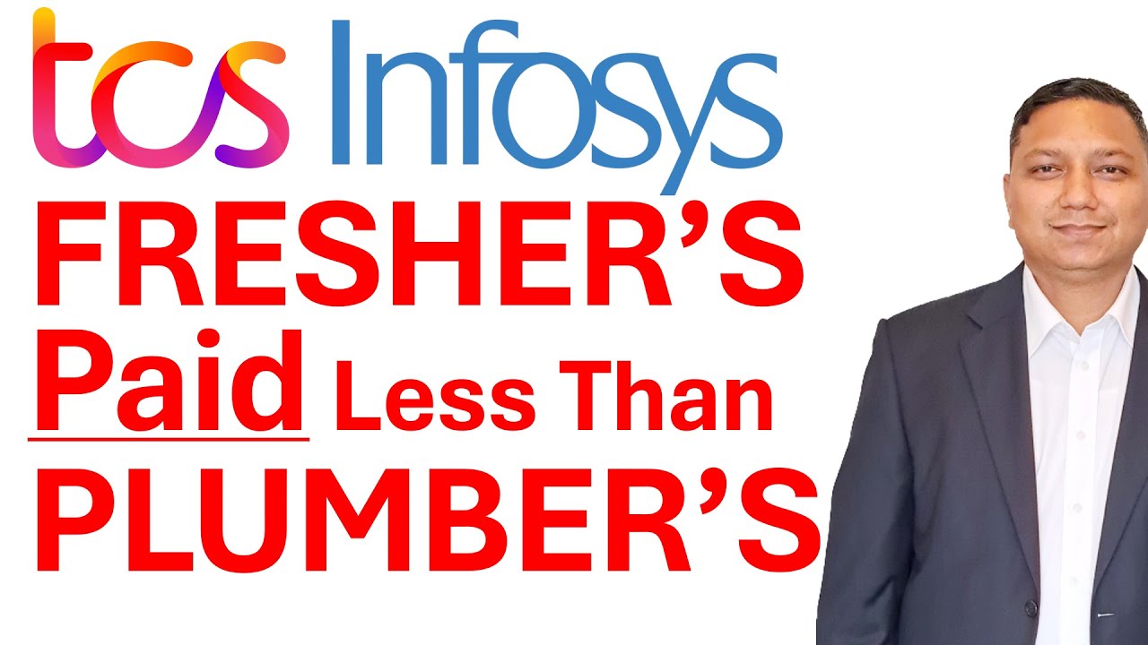 Freshers in #tcs  #infosys  Earns Less Than Plumbers ? Shocking Truth About IT Freshers Pay in 2025!