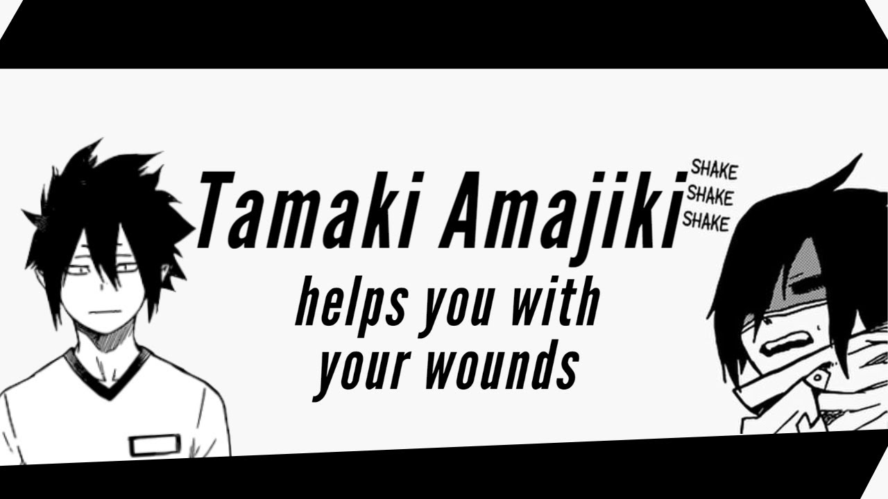 ASMR: Tamaki Amajiki helps you with your wounds (MHA Audio) (Gender Neutral)