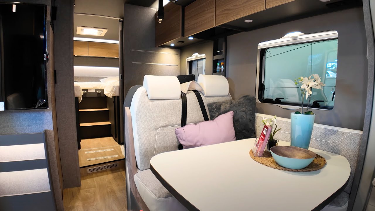 SCHÖNE MINI WOHNMOBILE mit HECKSCHLAFZIMMER aus DEUTSCHER PRODUKTION 2025 Dethleffs Trend T 7057 EB