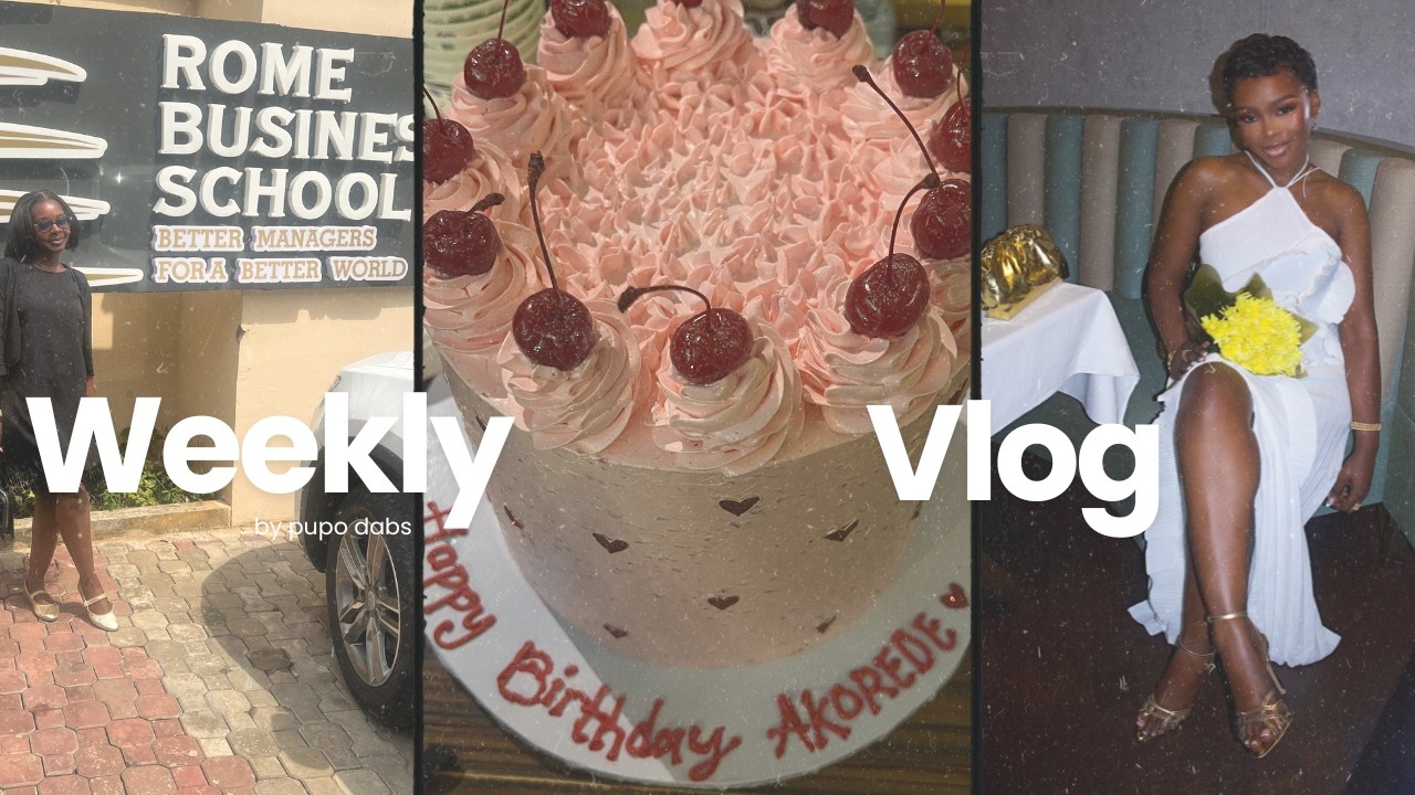 weekly vlog| birthday Prep| a special mini announcement & busy life lately