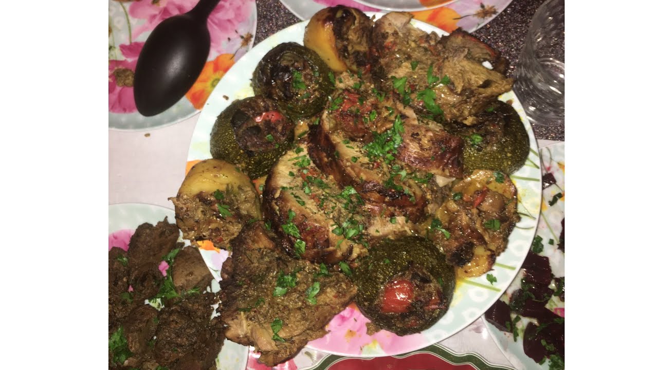 ألذ فخض خروف محشي gigot farci