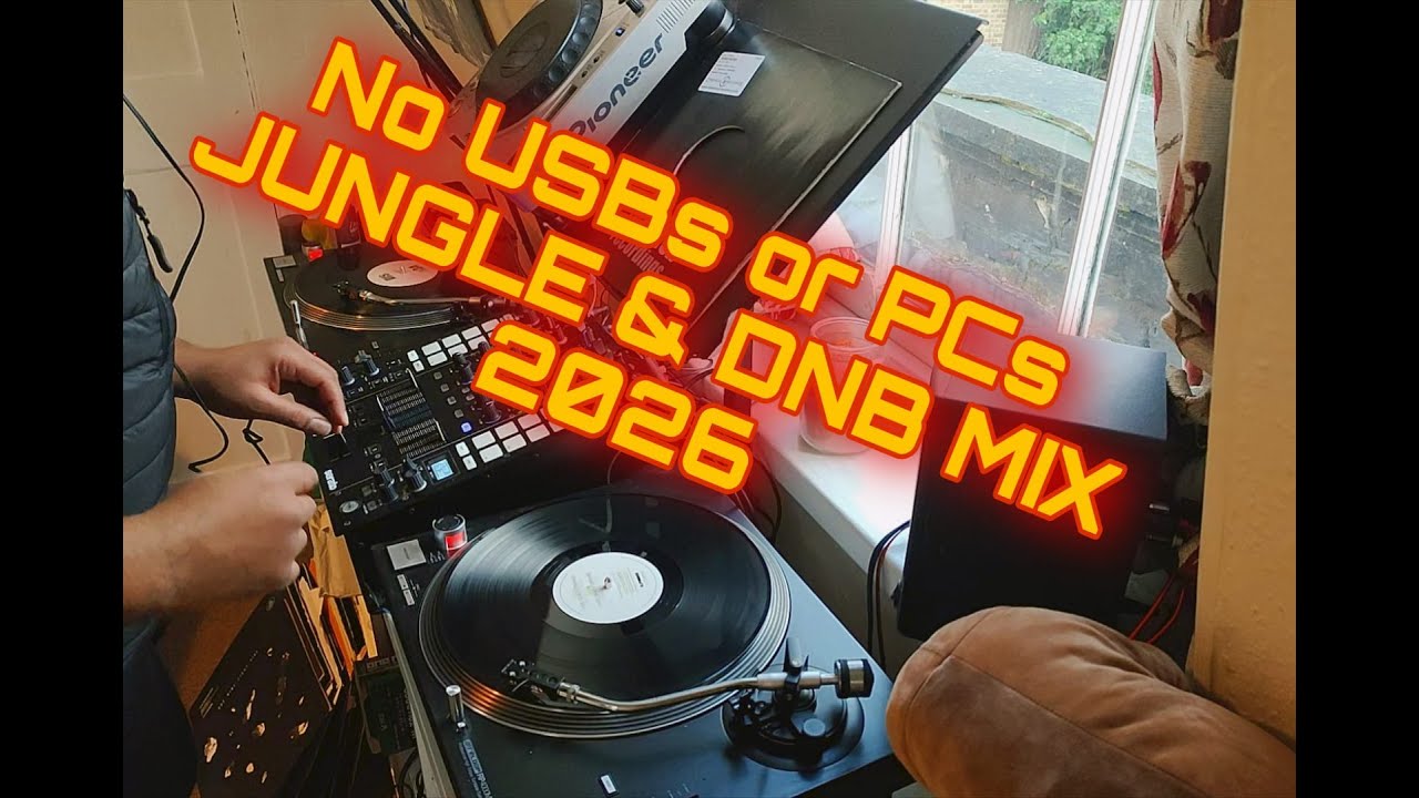 3 Deck Mix No USBs or PCs Just Vinyl & CDs 2026 Jungle & DnB Mix