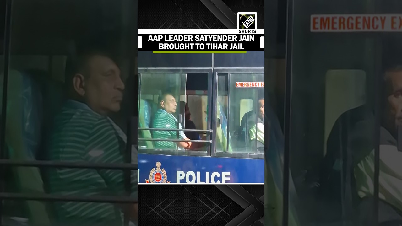 AAP's Satyendar Jain brought to Tihar jail in 14-Day Judicial Custody in Delhi Jal Board Scam case