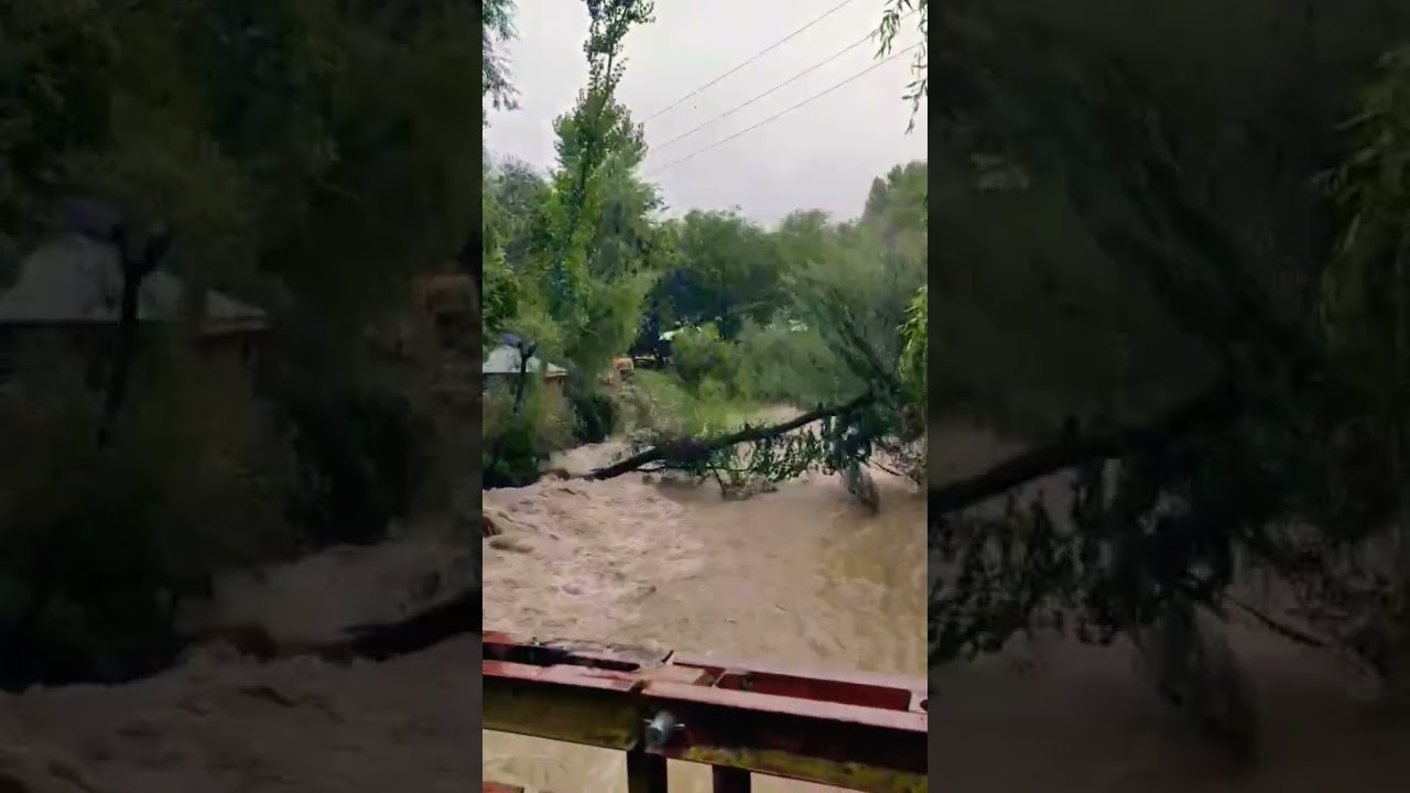 Flash Floods in Kashmir valley🥲 #viral  #mountains  #flood #viral