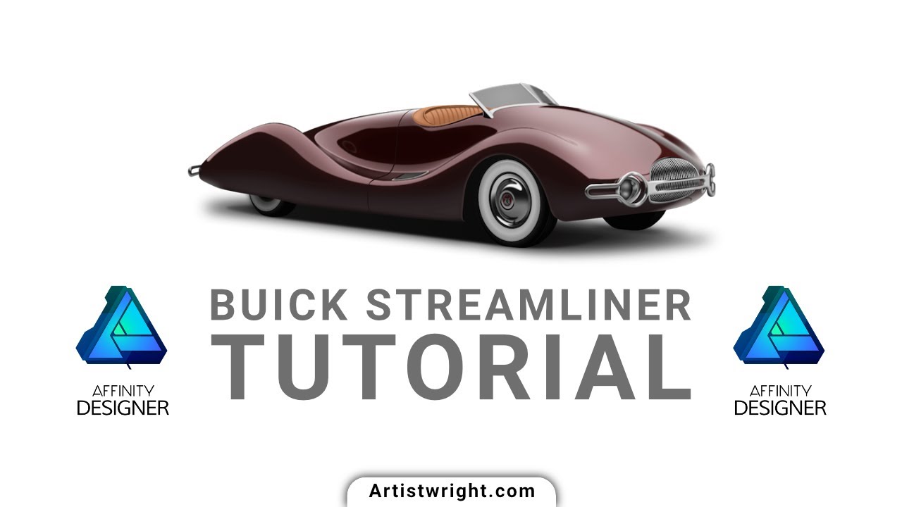Vector Illustration Tutorial 1948 Buick Streamliner