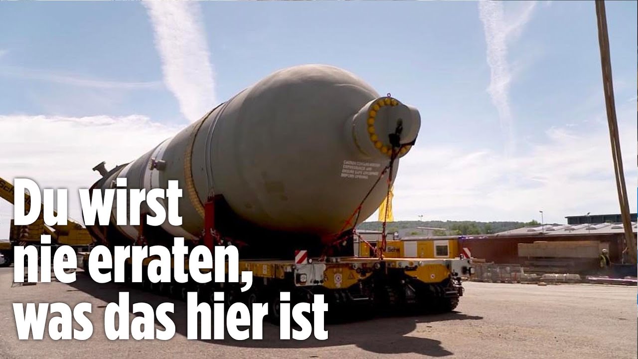 Es fährt auf 176 Reifen: Riesen-Zäpfchen rollt durch Bayern