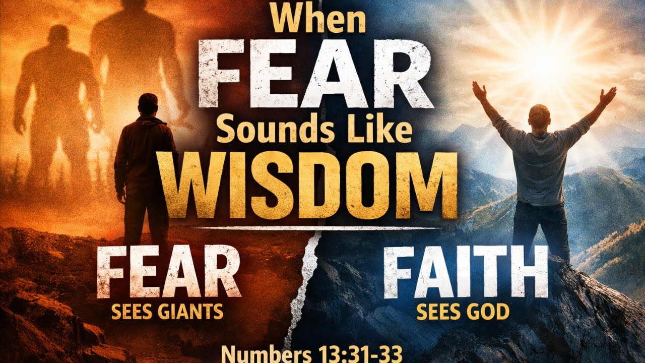 When Fear Sounds Like Wisdom | Numbers 13:31–33 | Hello Fear | Morning Devotion