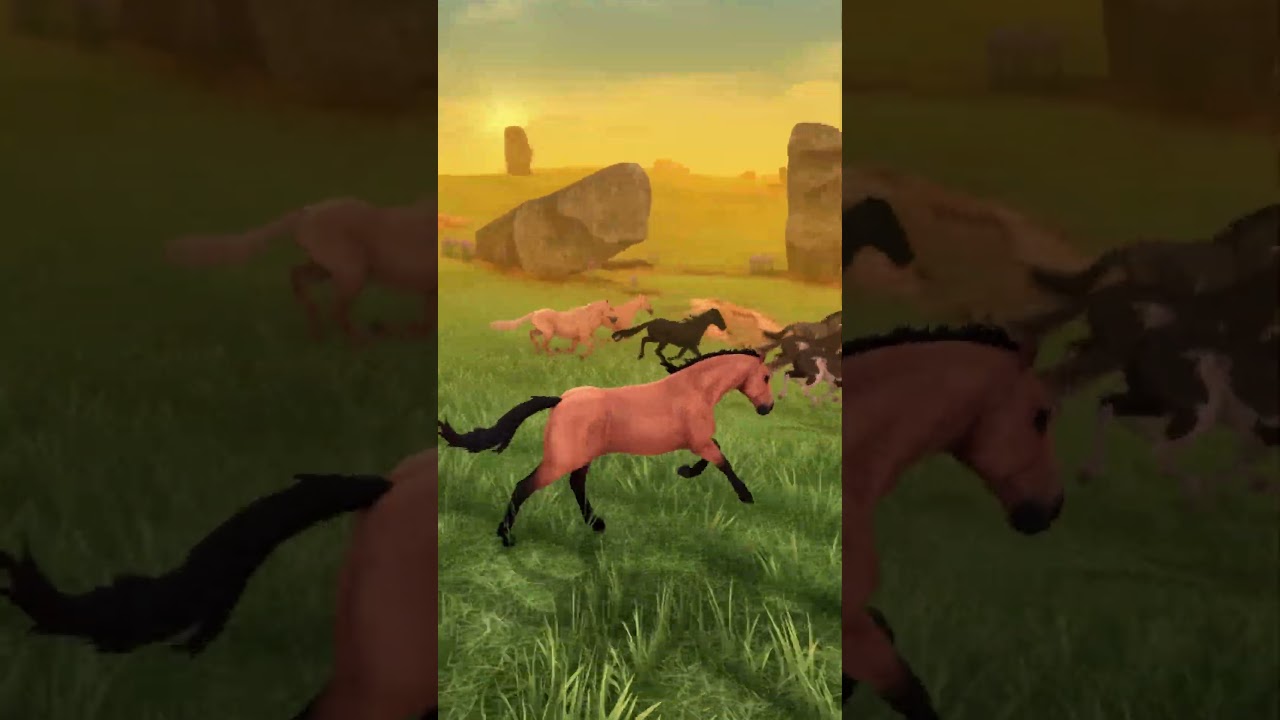 He liked this herd of horses #horses #starstable
