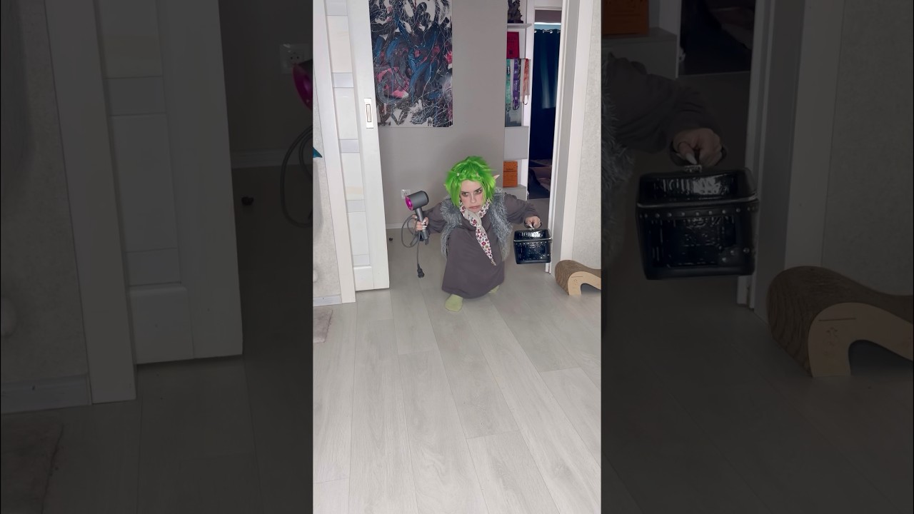 Funny monster in my house! #shorts