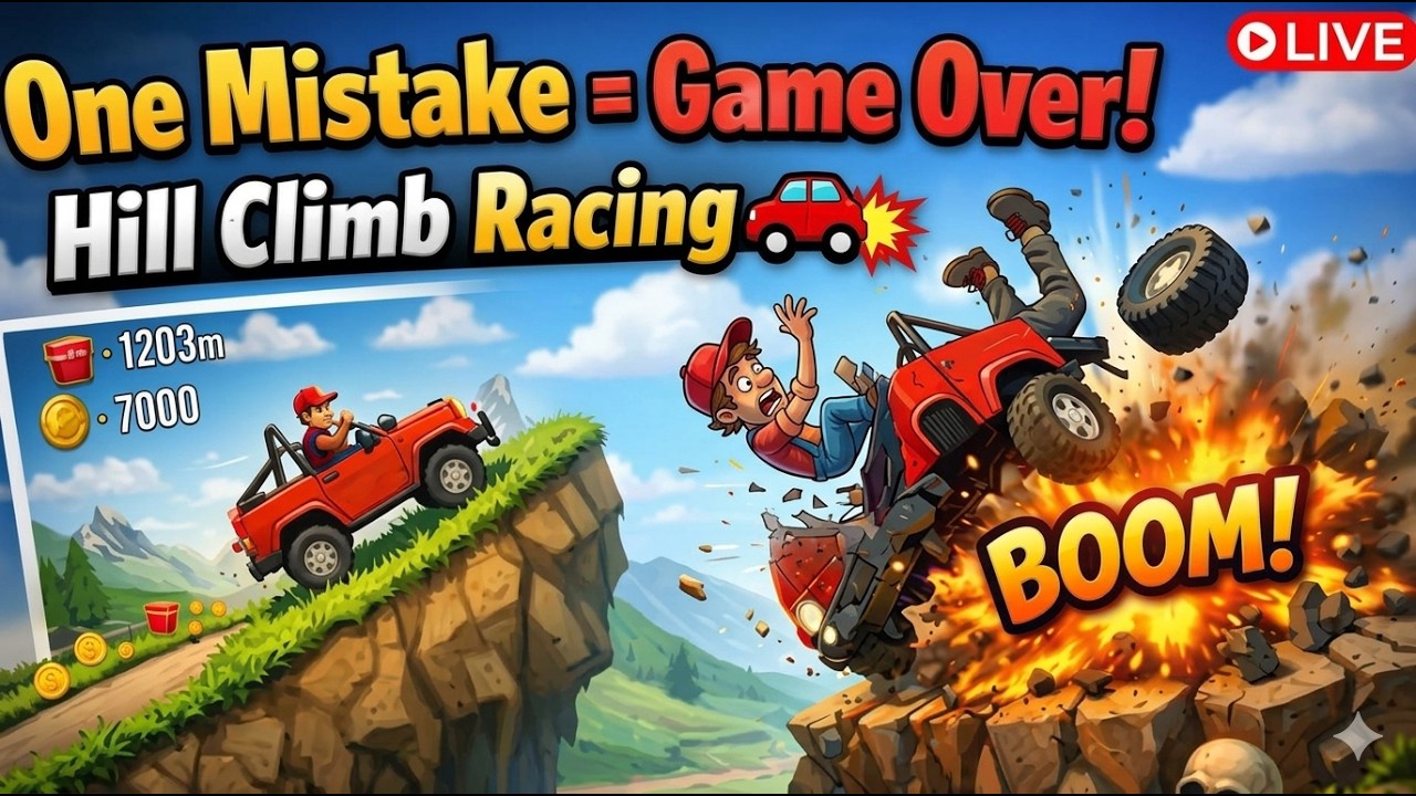 One mistake = Game Over! 🚗💥