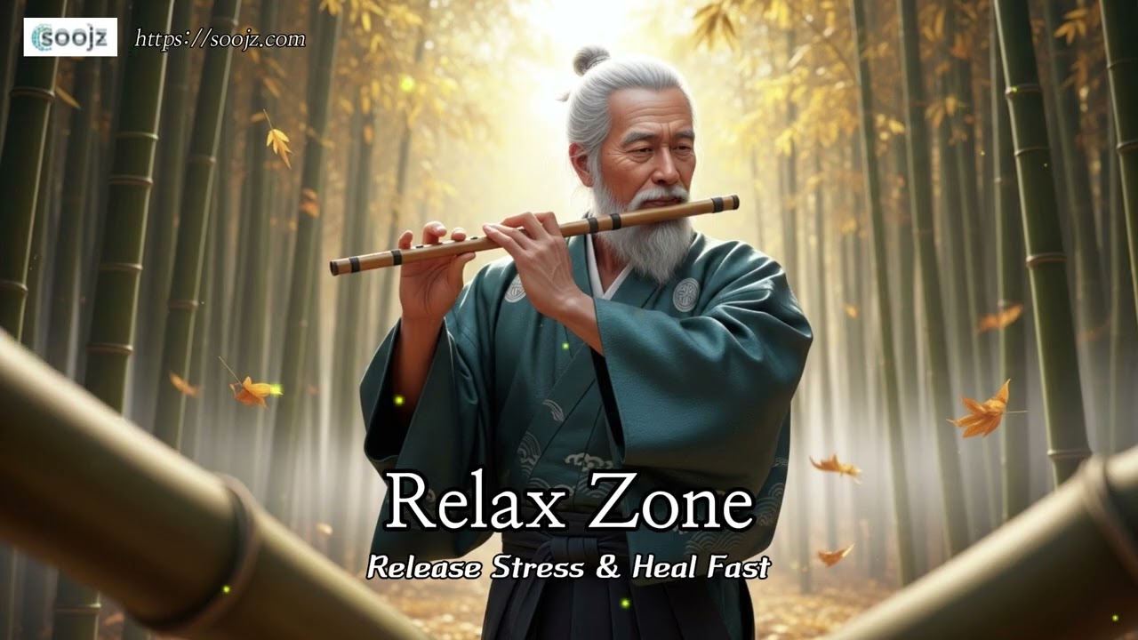 Zen Meditation | Japanese Bamboo Flute Relax Zone | Release Stress & Heal Fast