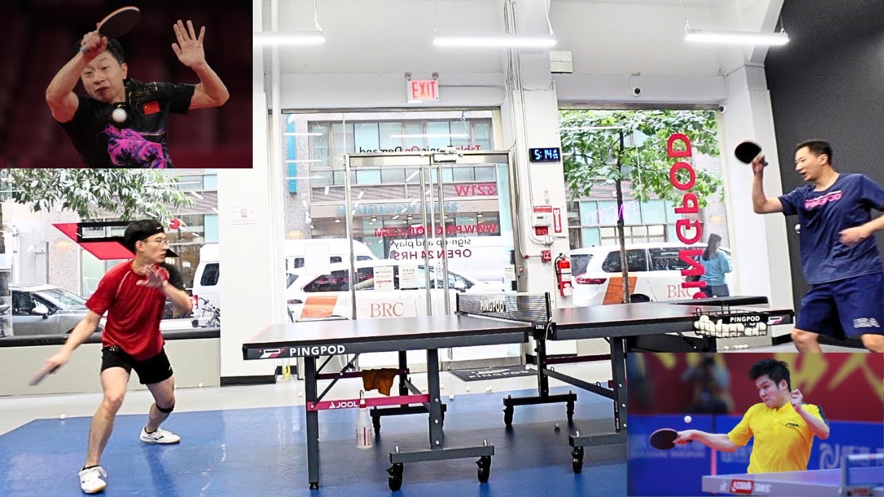 Training with Yijun Tom Feng USA Olympian (Ma Long & Fan Zhendong Counter Loop Technique) Pt. 5