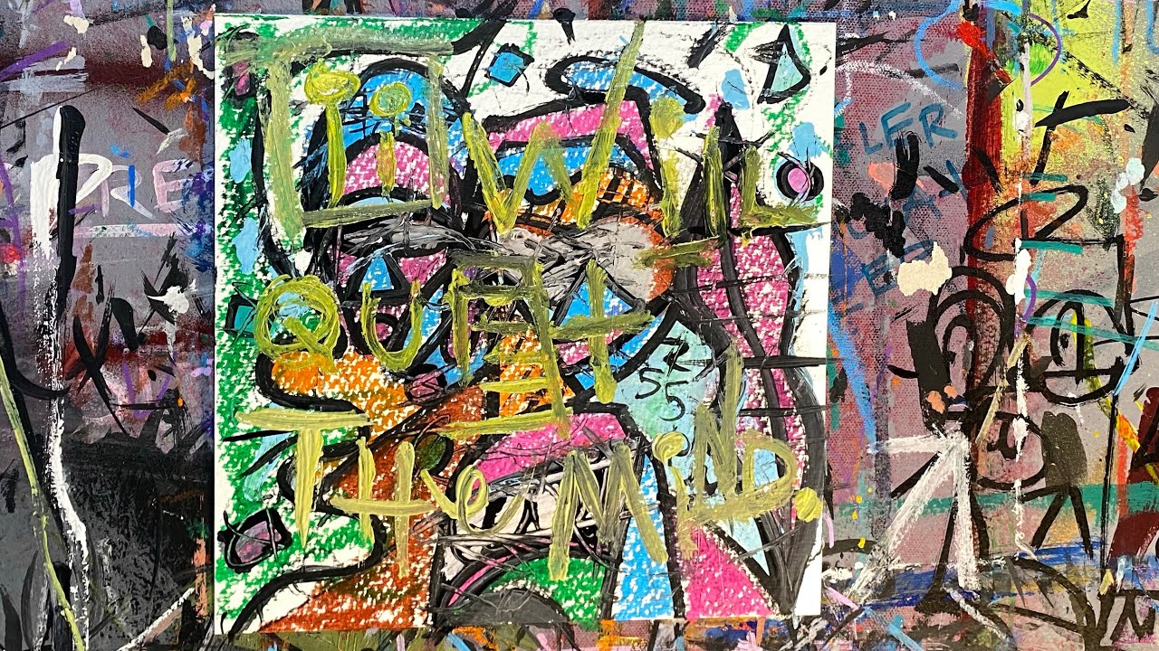 {LIVE} No. 9-2/2: BTS-Art Studio Drawing Livestream Series | 1 Work on Paper c. De La Soul Child
