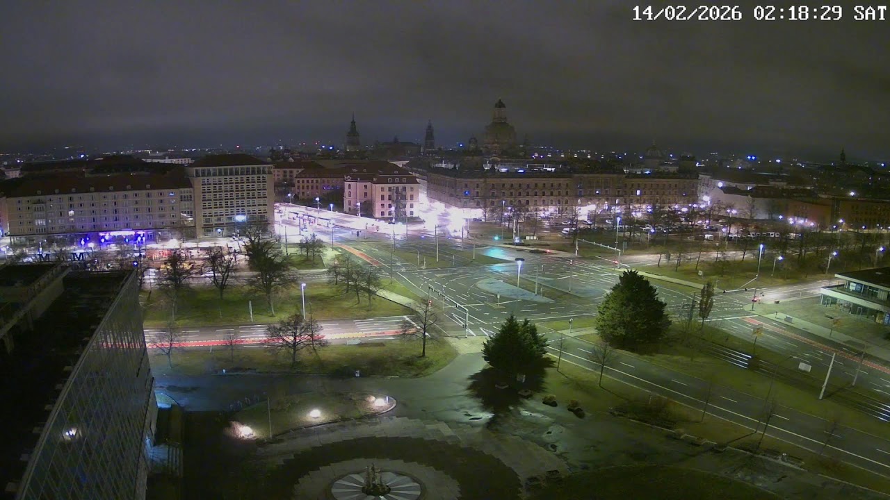 Dresden, Blick auf die Frauenkirche.