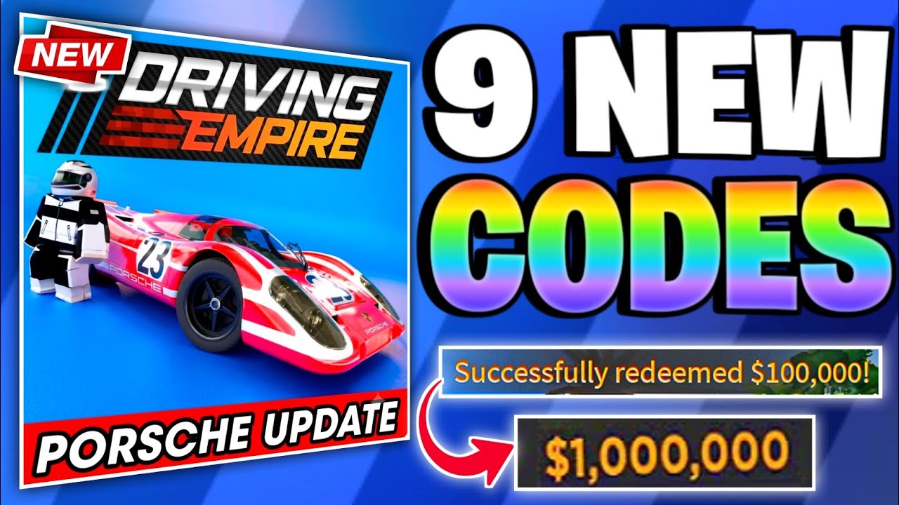 ДЕНЬГИ!!💎🔥 КОДЫ ДЛЯ DRIVING EMPIRE В ROBLOX АВГУСТ 2026 | КОДЫ DRIVING EMPIRE 2026