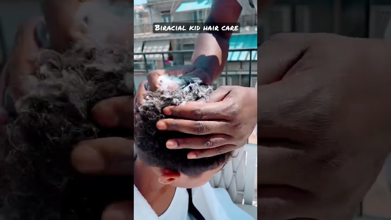 Biracial Kid Hair Care - Kinky Hair Care #biracial #shorts