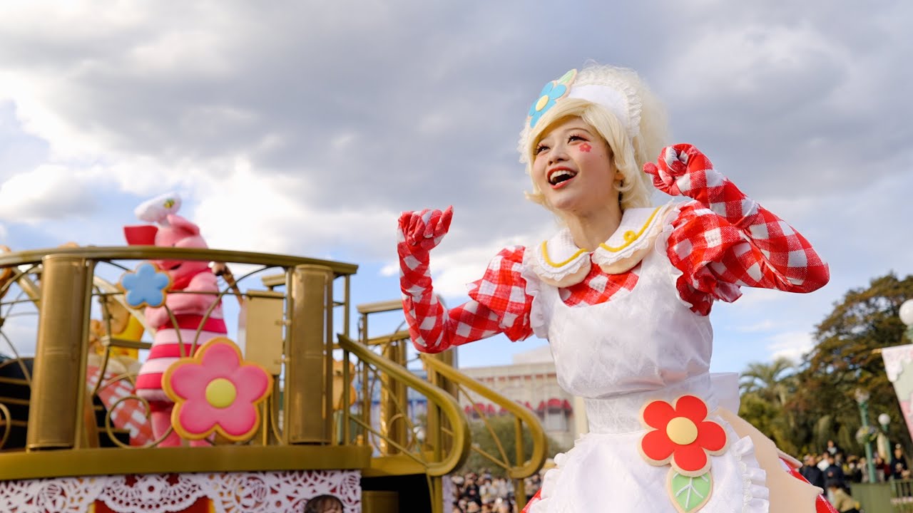 【ダンサーメイン！プーさん停止位置最前列】ディズニーパルパルーザ　ヴァネロペのスウィーツ・ポップ・ワールド　イッツ・ア・スウィーツフルタイム！　2025年2月20日　東京ディズニーランド