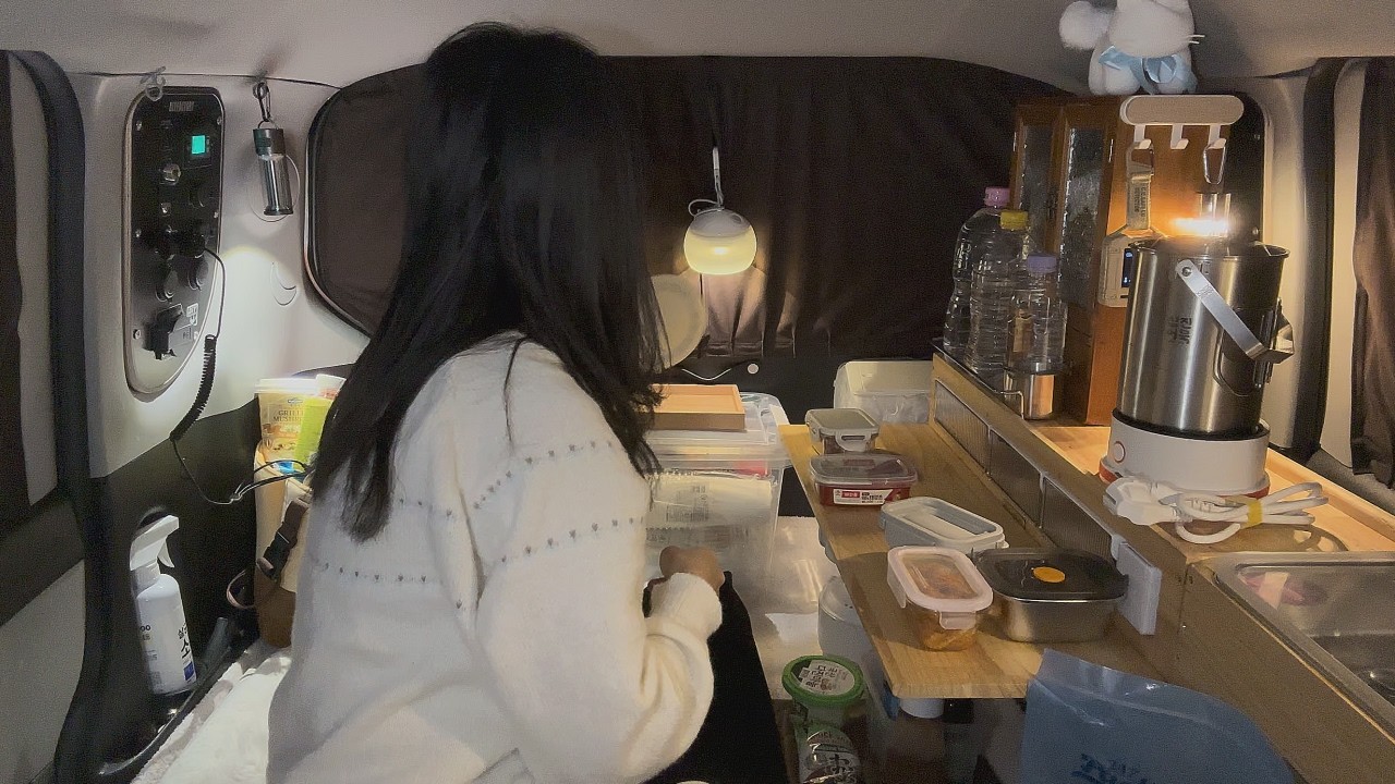 아야진 해수욕장에서 어묵탕과 함께 차박 🚙💨