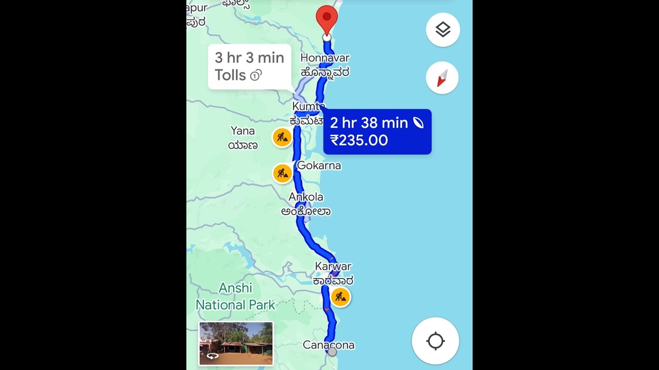 Idagunji (Karnataka)-Canacona-Kanwar-Ankola (Gokarna)-Honnavar- Palolem (South Goa)