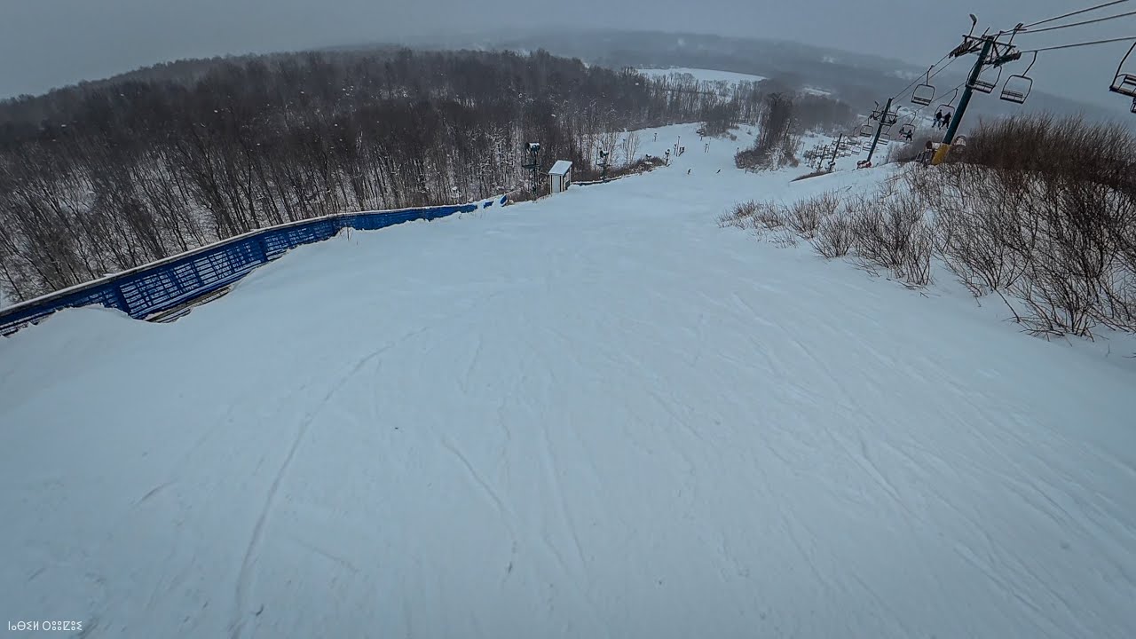Skiing Bittersweet Resort in Otsego, Michigan