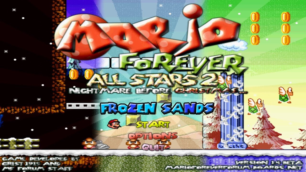 Mario Forever : All Stars 2 - Nightmare Before Christmas World 2 [Full HD]